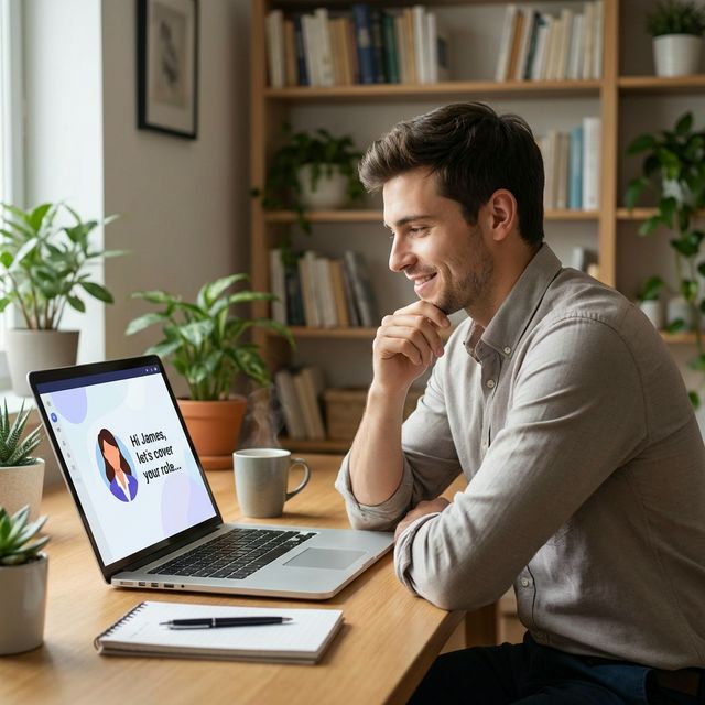 Learner watching a personalized AI video lesson